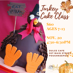Turkey Cake class (ages 7-13 years old)