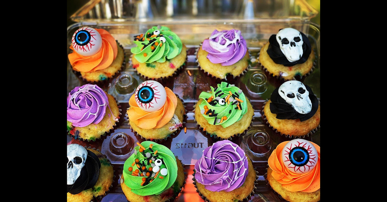 Classroom Approved Halloween Cupcakes