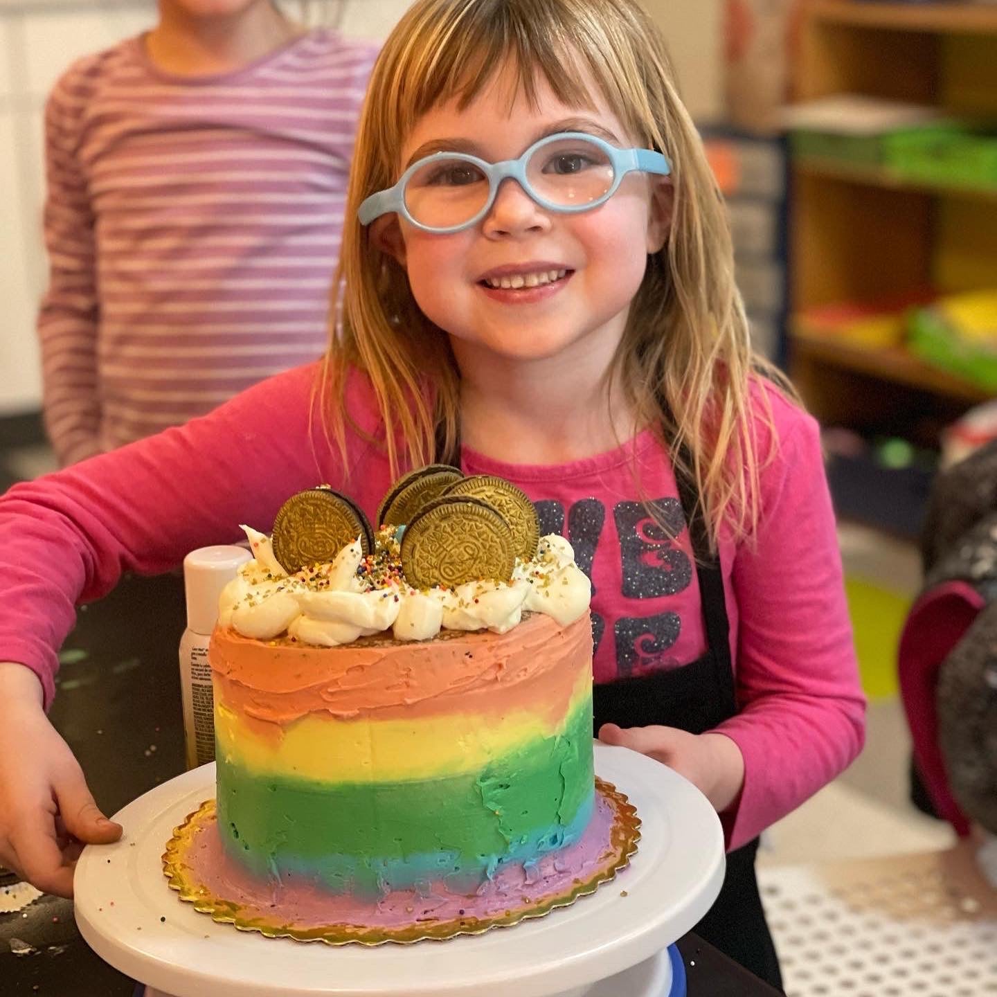 Kids cake class Grinch Edition