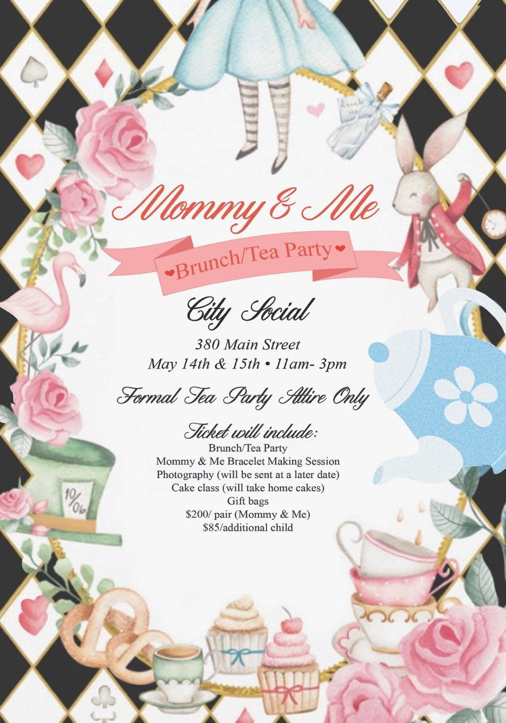 Mommy & Me Tea Party Ticket (SATURDAY 5/14)