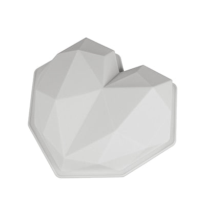 3D Diamond Breakable Heart Mold