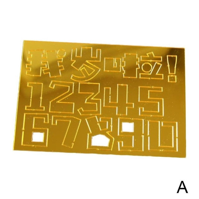 Acrylic Letter Alphabet Mold Press