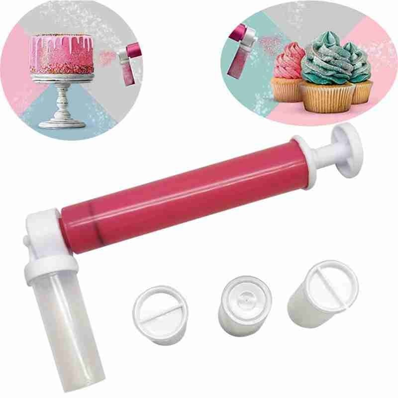 Manual Spray Gun Cake Color Duster Baking Decoration Tool Tube Rose  Redziplock Bag Organizer Utensil Food Storage Containers Spoon Rest Spice  Pots And