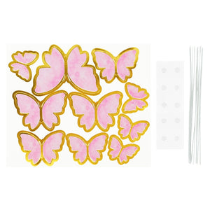 wholesale gold butterfly for cake decoration